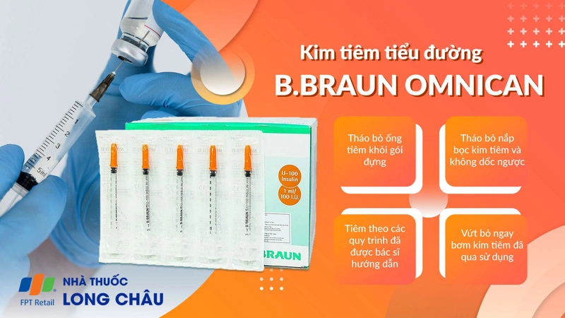 Kim tiêm tiểu đường B.Braun Omnican 1
