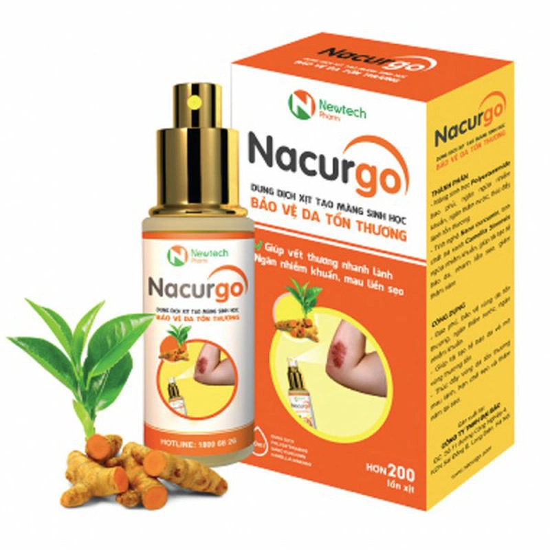Review Nacurgo màng sinh học băng vết thương dạng xịt 1