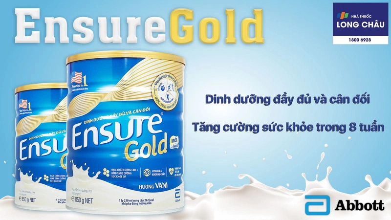 Sữa Ensure Gold hương vani 850g 2