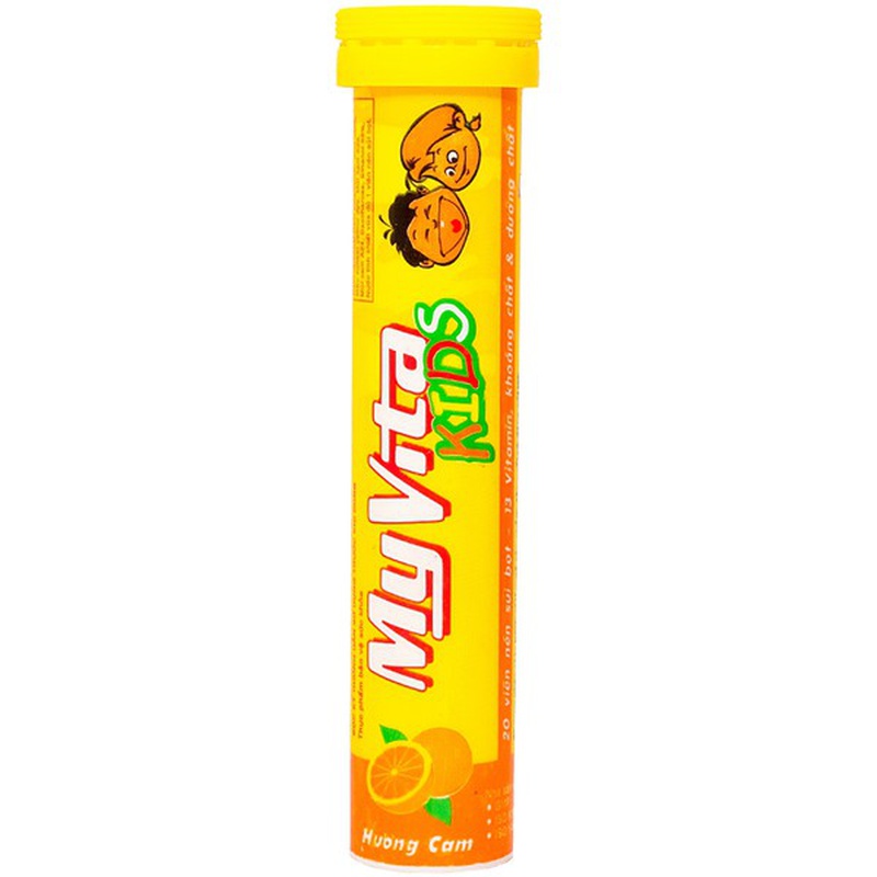 Viên sủi bổ sung Vitamin cho trẻ Myvita Kids Hương cam