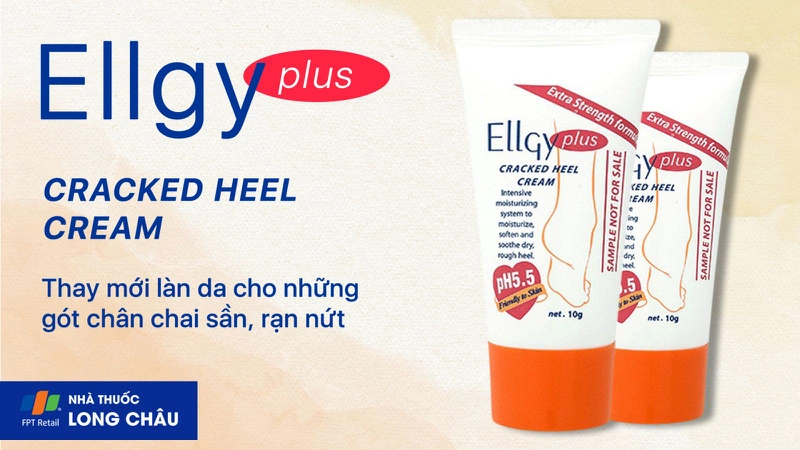 Kem Ellgy Plus Cracked Heel Cream 10g làm mềm da gót chân  2