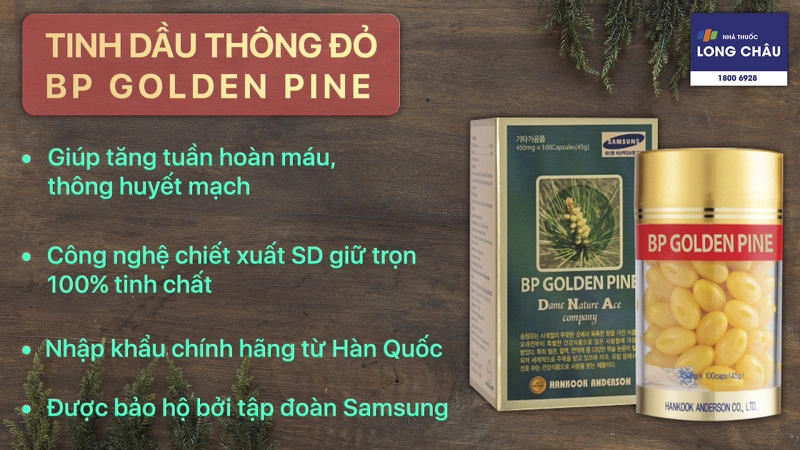 Viên Uống Giúp Tăng Tuần Hoàn Máu Bp Golden Pine Bioavenue 100 Viên 2