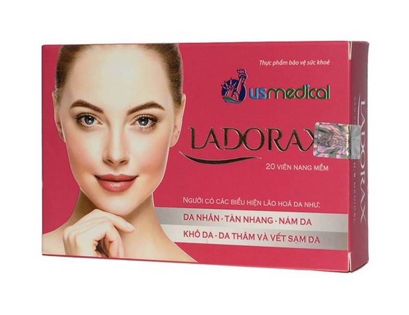 Viên uống trắng da Ladorax 20 viên 1