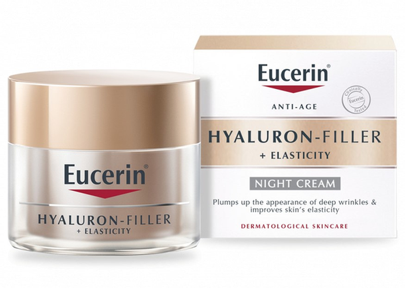 Kem dưỡng Eucerin Hyaluron-Filler + Elasticity Night Cream 50ml chống lão hóa da ban đêm 1