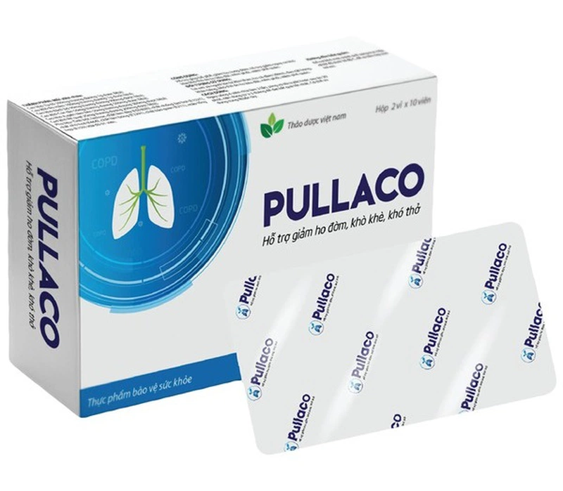 Viên uống hỗ trợ bổ phế, giảm ho, long đờm Pullaco Nanofrance 1