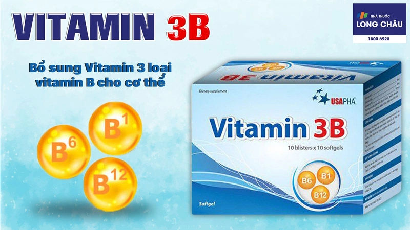 Viên uống Vitamin 3B USAPHA 2