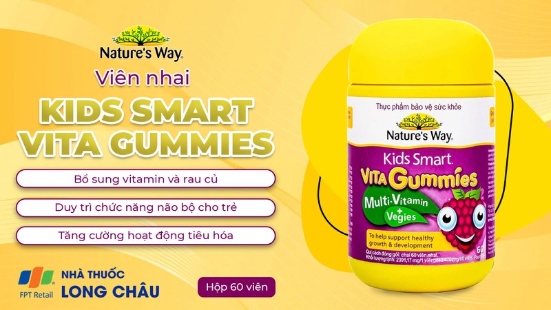 Kids Smart Vita Gummies Multivitamin Vegies 2