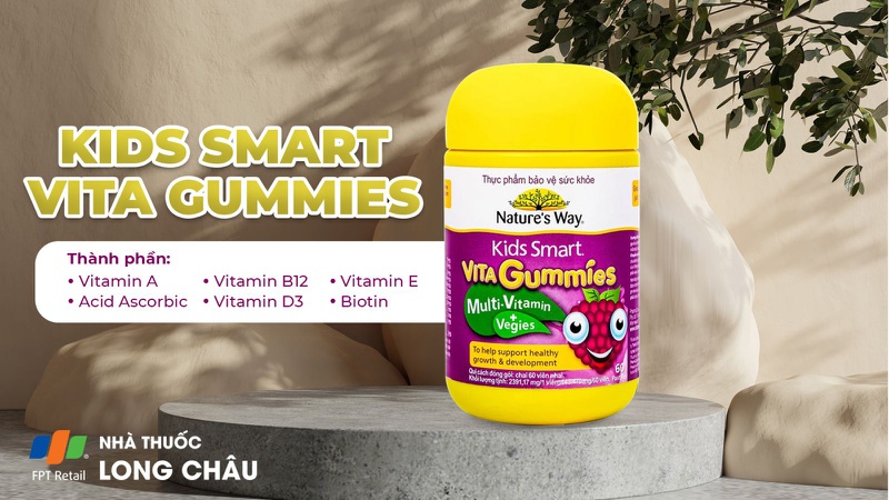 Kids Smart Vita Gummies Multivitamin Vegies 1