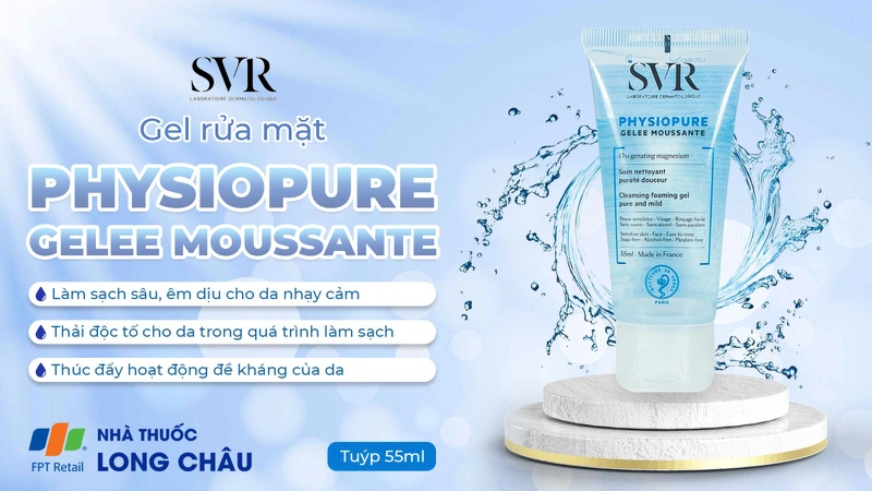 Gel rửa mặt Physiopure Gelee Moussante 2