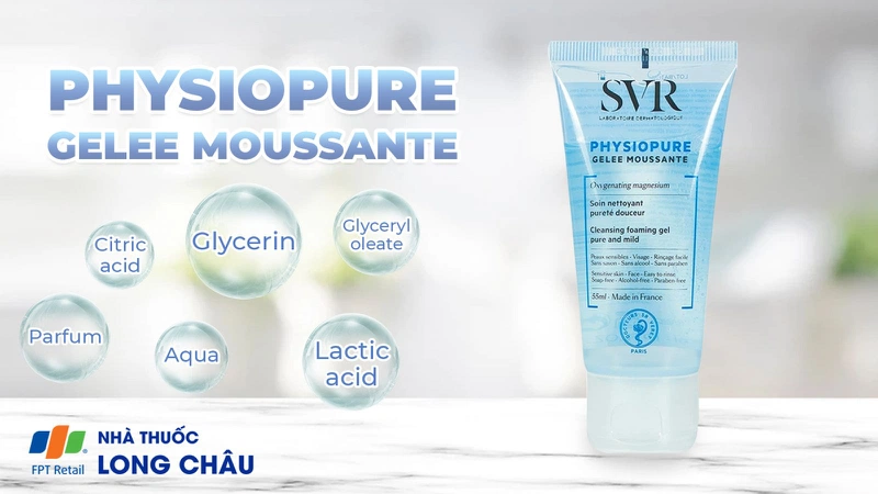 Gel rửa mặt Physiopure Gelee Moussante 1