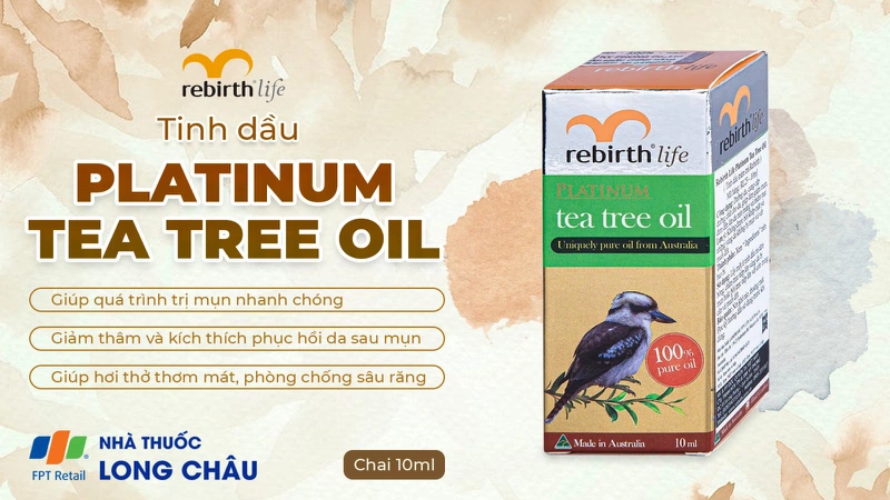 Tinh dầu Rebirth Life Platinum Tea Tree Oil 2