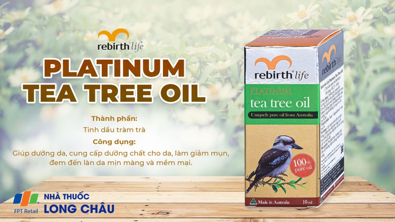 Tinh dầu Rebirth Life Platinum Tea Tree Oil 1