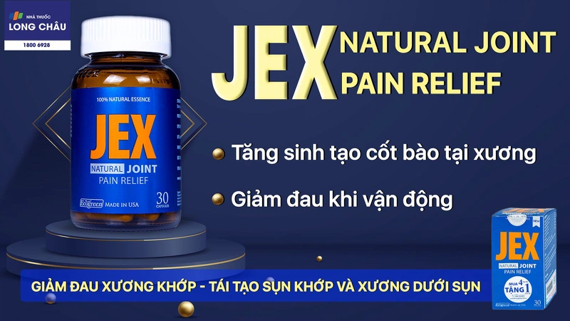 Viên uống bổ khớp Jex Natural Joint Pain Relief Ecogreen 30 viên 2