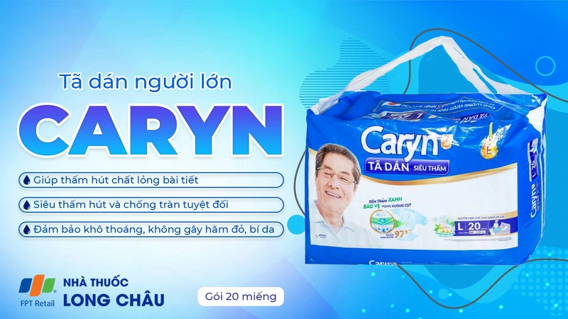 Tã dán người lớn Caryn thấm hút tối đa