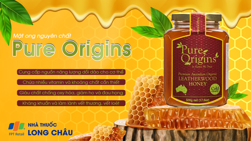 Mật ong hữu cơ nguyên chất Pure Origins chiết xuất từ hoa Leatherwood 2