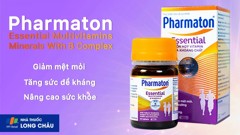 Pharmaton Essential Multivitamins Minerals With B Complex 30V 2