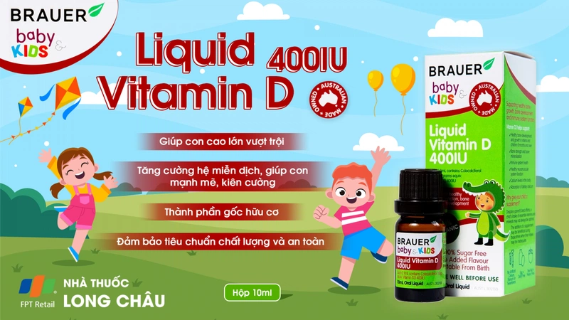 Brauer Baby & Kids Liquid Vitamin D 400IU 2