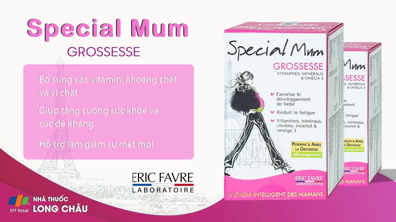 Viên uống Special Mum Pregnancy bổ sung dinh dưỡng, tăng đề kháng cho phụ nữ có thai và cho con bú 60 viên 2