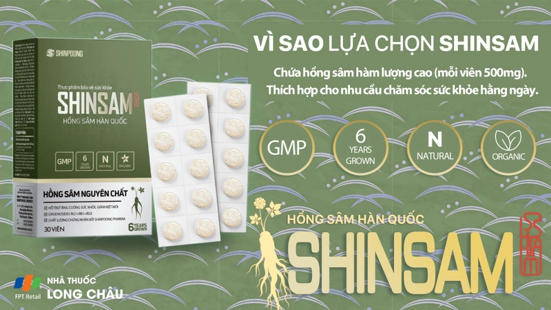 Viên Uống Hồng Sâm Hàn Quốc Shinsam 30 Viên 1