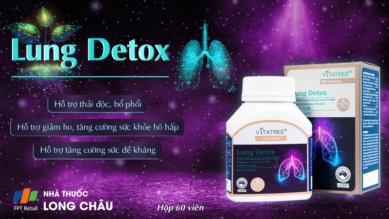 Viên uống Vitatree Lung Detox thải độc phổi 2