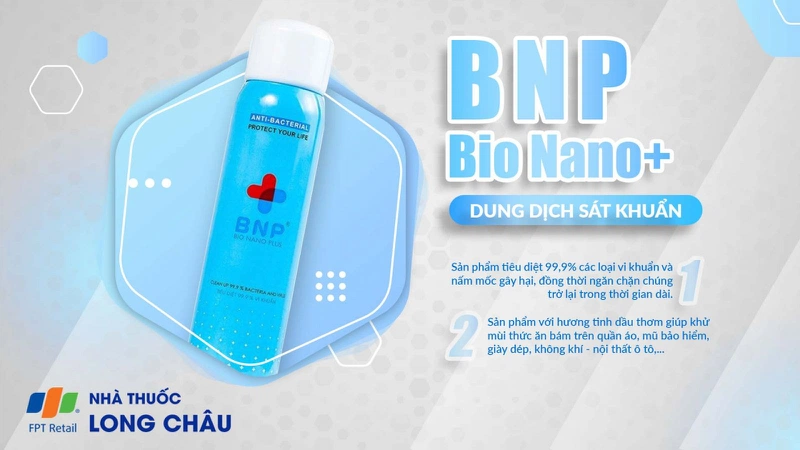 Dung dịch sát khuẩn đa năng BNP hương cam 2