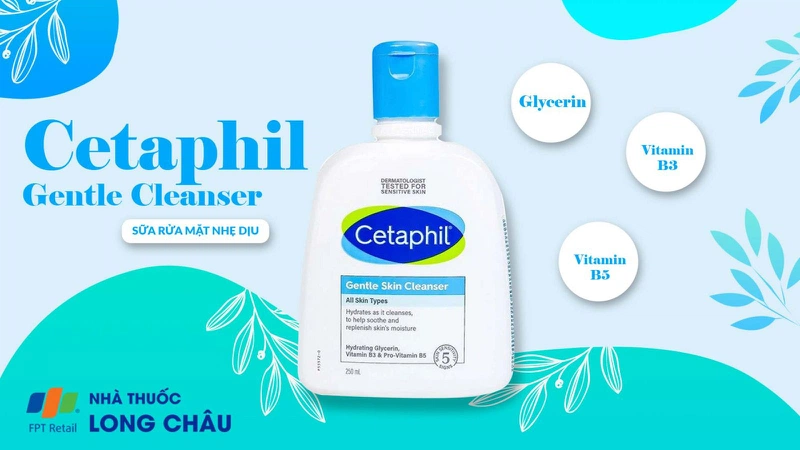 ữa rửa mặt Cetaphil Gentle Skin Cleanser 1