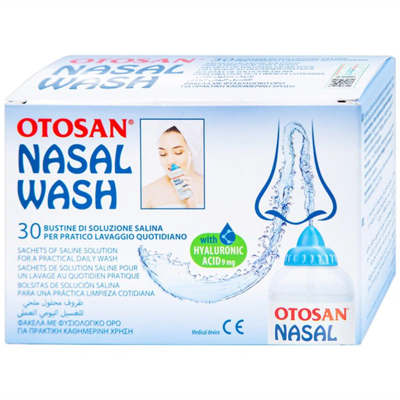 Muối rửa xoang mũi Otosan Nasal Wash dành cho trẻ từ 1 tuổi trở lên (30 gói)