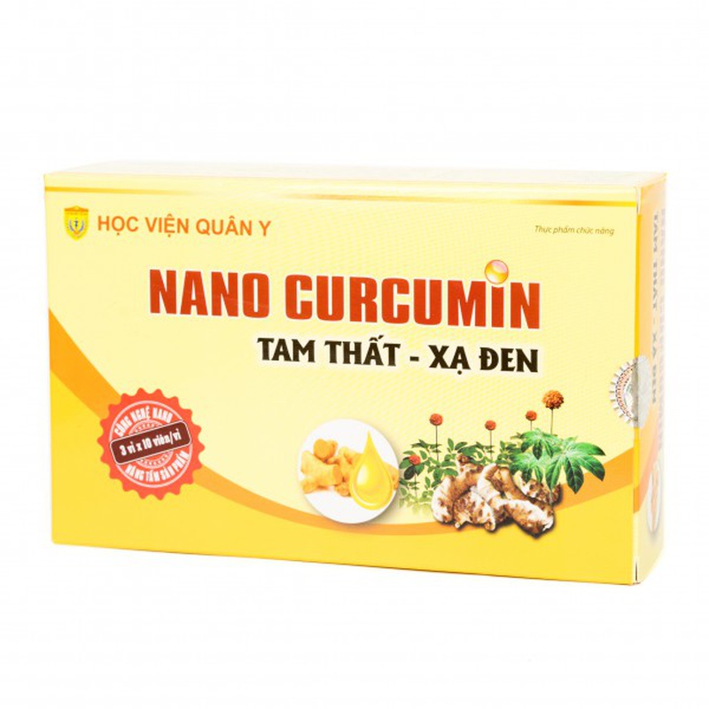 Mắc bệnh dạ dày tuyệt đối không được bỏ qua Nano curcumin tam thất xạ đen
