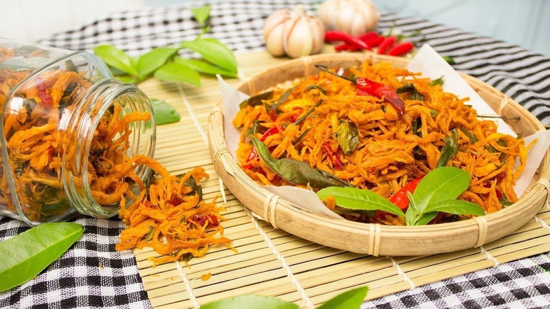 100g khô gà bao nhiêu calo Ăn khô gà có tốt không 2