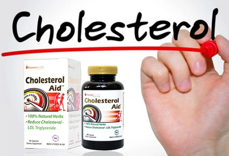 Cholesterol Aid giúp ngăn ngừa và giảm cholesterol có hại, giảm triglycerid máu, hỗ trợ tuần hoàn, giảm hàm lượng mỡ máu