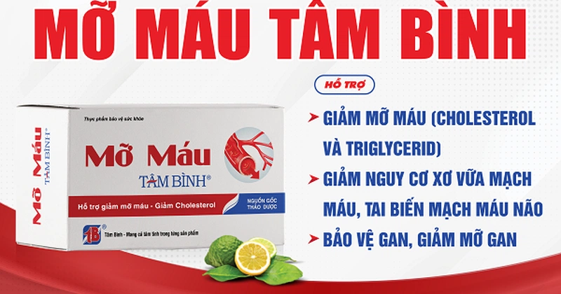 Mỡ máu Tâm Bình có tác dụng kép - vừa hạ mỡ máu, vừa hỗ trợ giảm mỡ gan, vừa bảo vệ gan