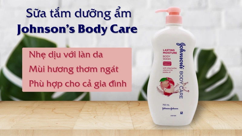 Sữa tắm Johnson's Body Care chai 750Ml