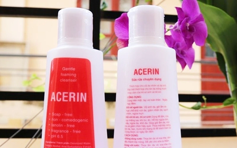 Acerin – Sữa rửa mặt làm sạch da 1