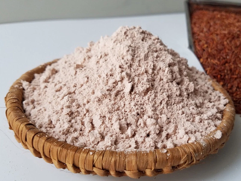 Bột gạo lứt - nguyên liệu chính để làm bánh mì gạo lứt