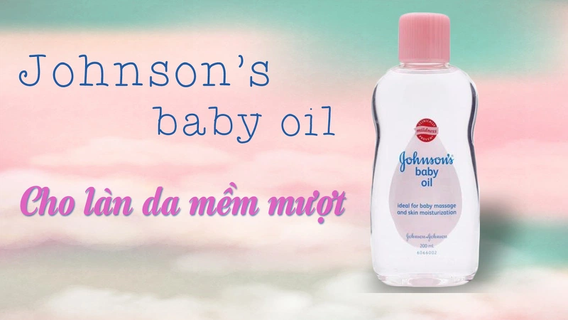 Dầu massage, dưỡng ẩm Johnson's Baby Oil 200Ml