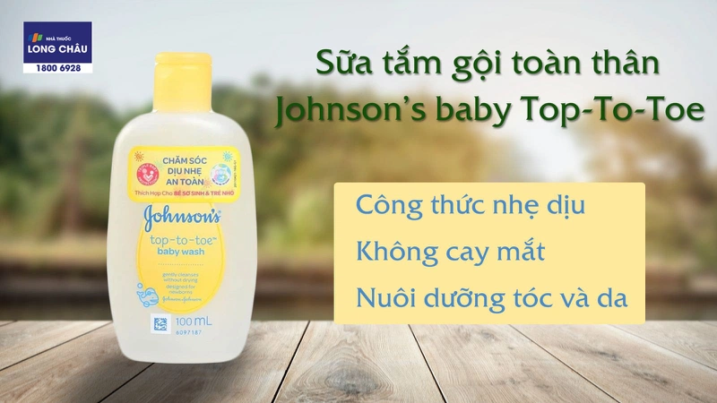 Sữa Tắm Gội Toàn Thân Johnson's Baby Top to Toe Baby Wash 100ml