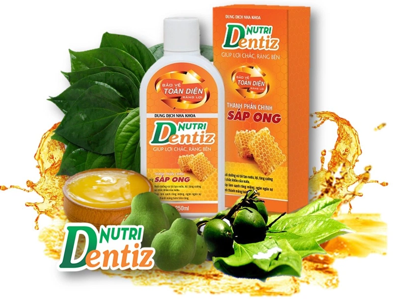 Nutri Dentiz - Nước súc miệng trị chảy máu chân răng