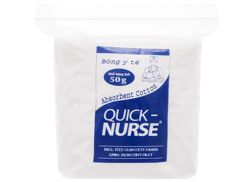 Bông y tế Quick Nurse 50g giá rẻ