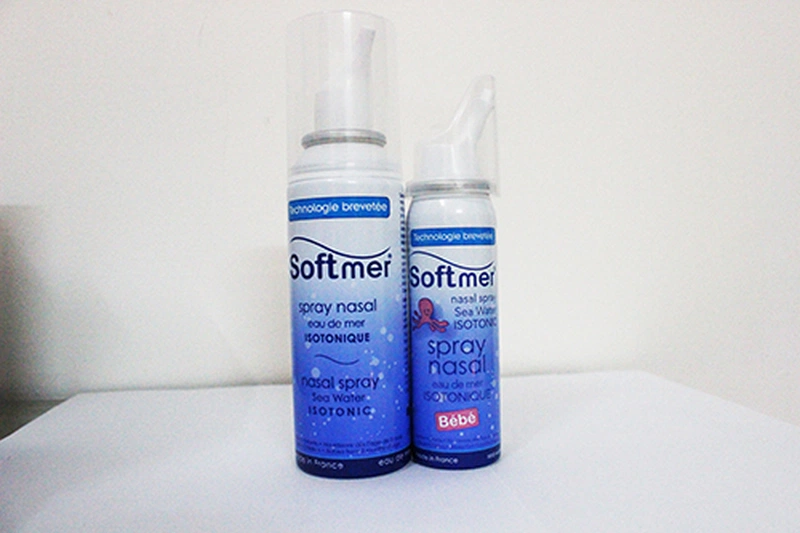 Nước muối xịt mũi Softmer kháng khuẩn chống viêm mũi, viêm xoang hiệu quả
