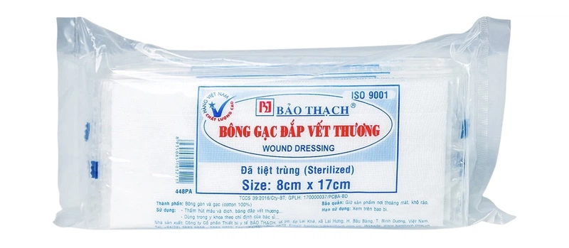 Bông gạc Bảo Thạch 8cm x 17cm