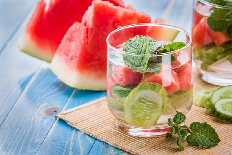Detox dưa leo, dưa hấu