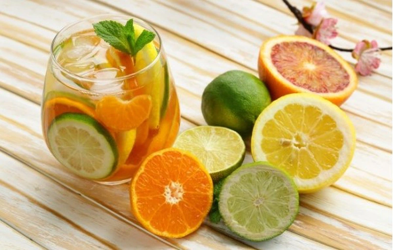 Detox dưa leo, mật ong, cam