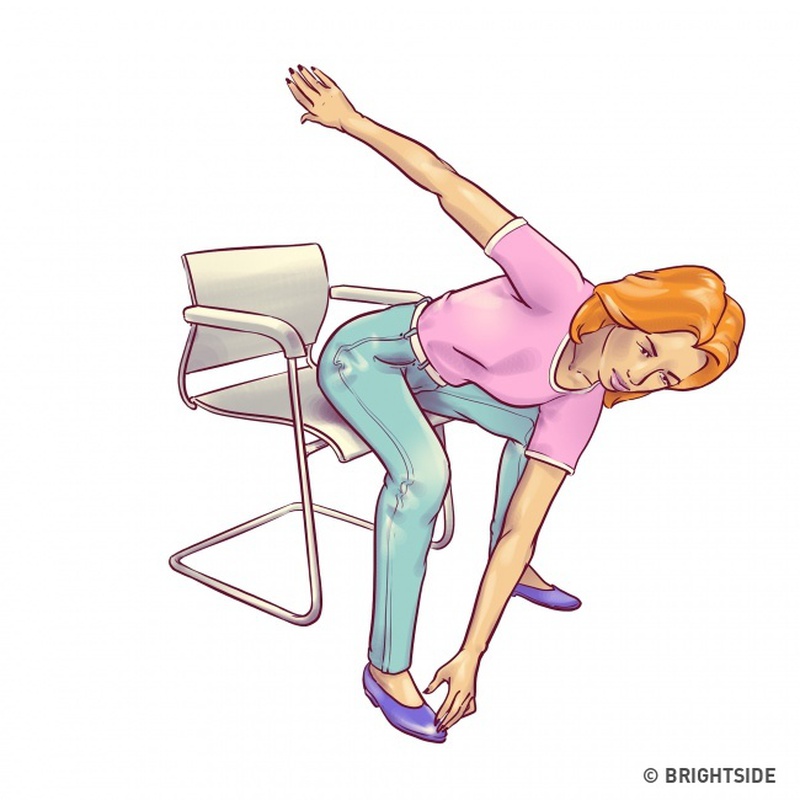 7 bài tập giảm mỡ bụng với ghế giúp bạn sở hữu vòng hai phẳng lỳ 4