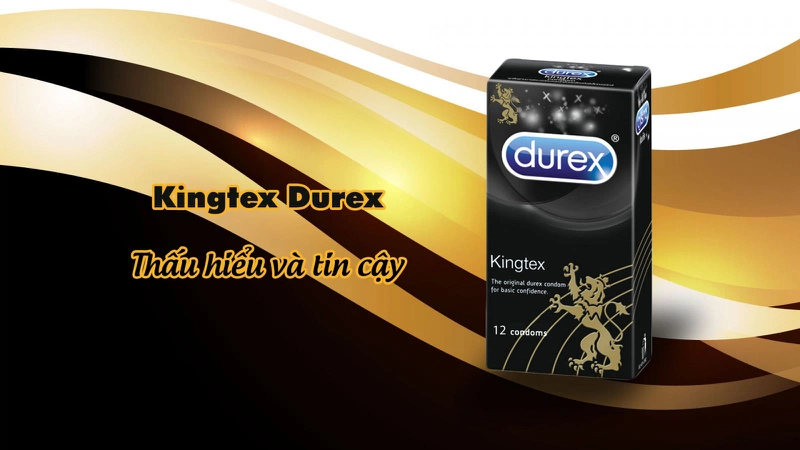 Bao Cao Su Durex Kingtex hộp 12 cái