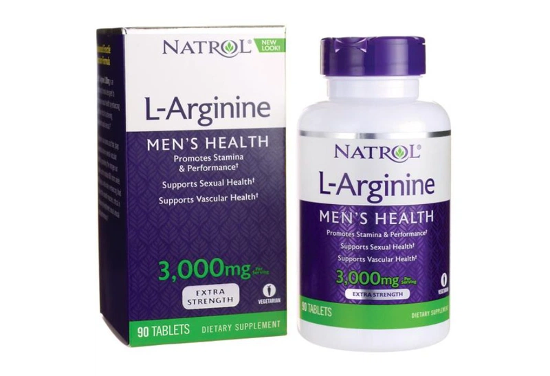 Viên uống Natrol L-Arginine tăng sinh lực cho nam giới