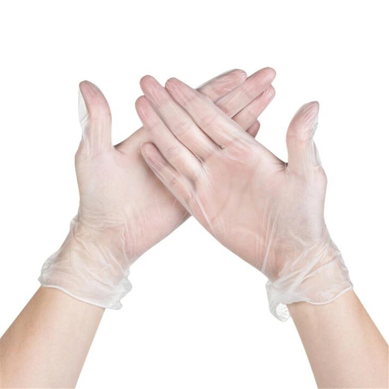 Găng tay y tế Vinyl có màu trắng trong suốt, không bó sát vòng cổ tay, tạo cảm giác thoải mái khi sử dụng