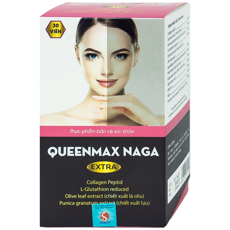 Viên uống đẹp da Queenmax Naga Extra (Lọ 30 Viên) | Chính hãng