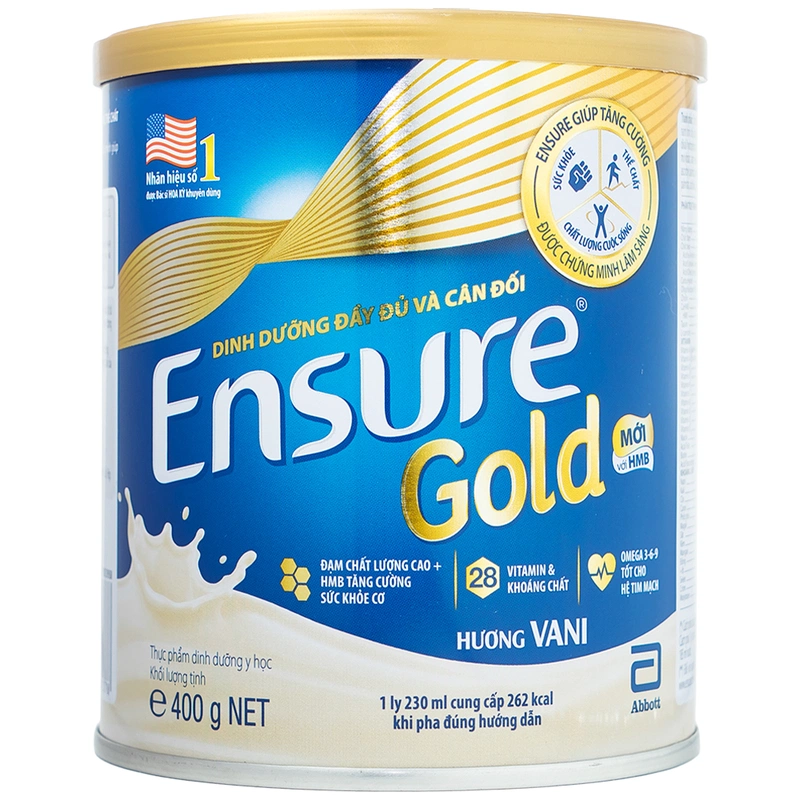 Sữa Ensure Gold hương vani 400g 1