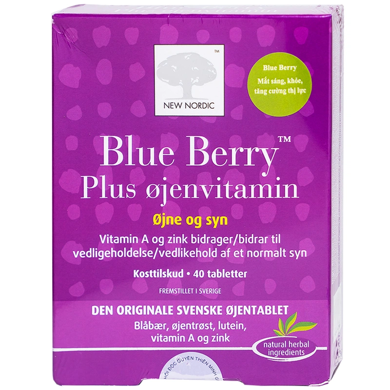 Viên uống bổ mắt Blue Berry Plus Eye Vitamin New Nordic 1