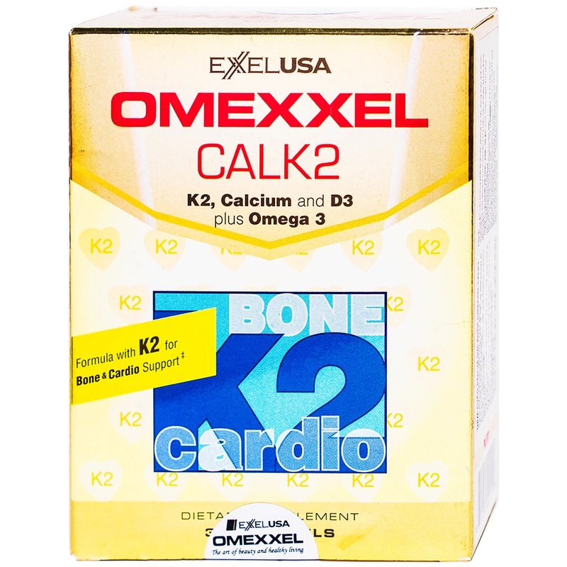 Viên uống bổ sung canxi Omexxel Calk2 Excelife 30 viên 1